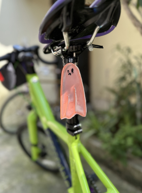 StudioPills 万圣节限定手作自行车骑行反光配件饰品创意包挂件