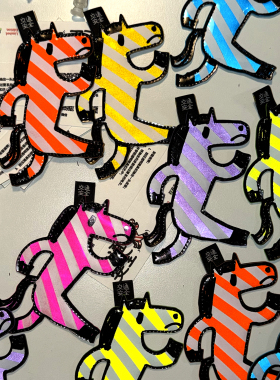 StudioPills 马年限定手作自行车骑行反光配件包挂件新年创意礼物