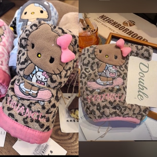 双利正品！可爱猫毛巾干发帽