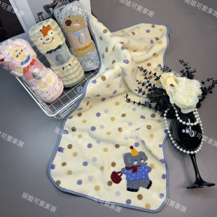 可爱动物园35 新品 75cm可爱卡通毛巾 瑾木良品