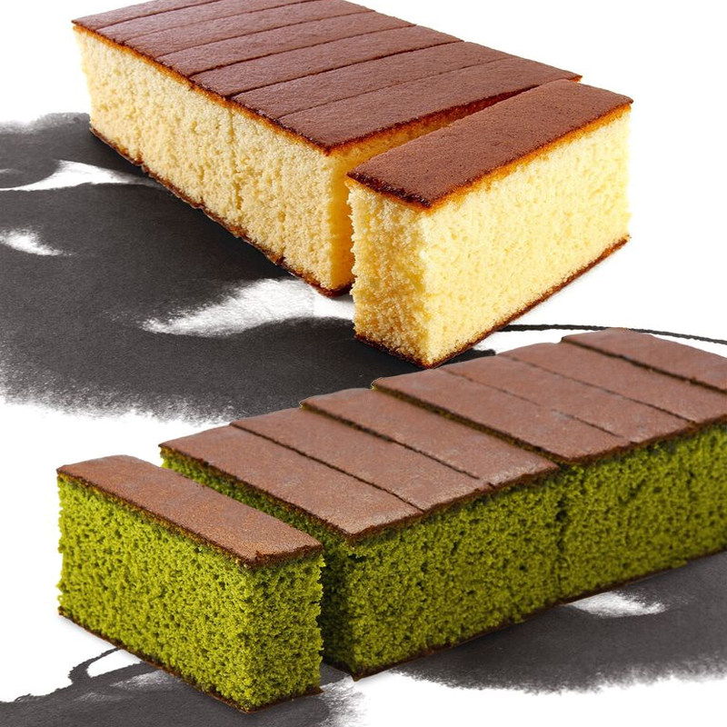 【新品现货】日本黑船 卡斯提拉长崎蛋糕抹茶味 原味点心零食礼盒