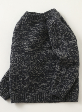 男童毛衣秋冬款儿童羊绒衫加厚中大童韩版学生韩版花线打底针织衫