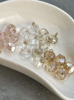 新款国风透明小珠子水晶