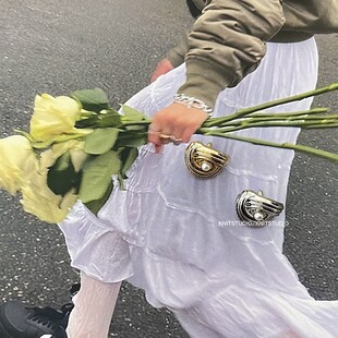KNIT冷淡风金属小扣子春夏毛衣开衫雪纺上衣装饰扣衬衫连衣裙纽扣