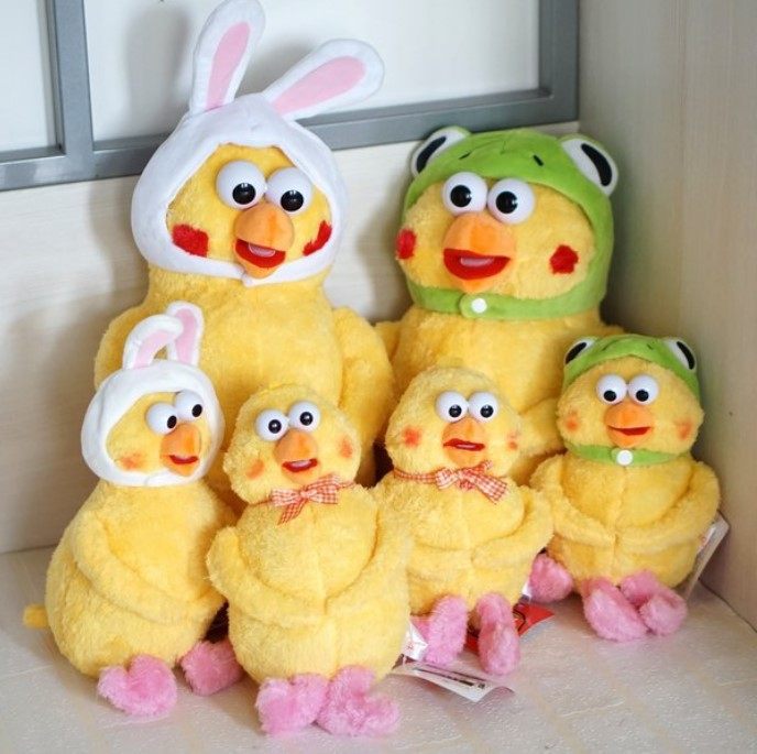 日本docomo吉祥物鹦鹉兄弟中号毛绒公仔玩具玩偶poinco脆皮炸鸡