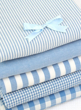 田园棉麻桌布布艺茶几台布圆桌盖布长方形布艺新款可定制蓝色田园