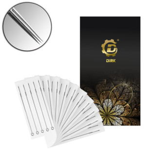 DIRK德克纹身针一次性消毒传统长针刺青纹绣割线圆针RL/RS/50支装