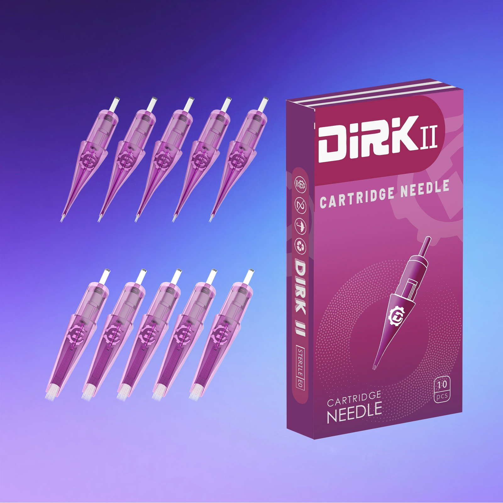 DIRK二代紫色一体针十支装