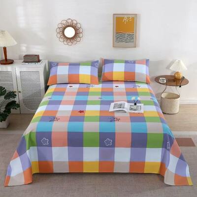 山东加厚老粗布床单加密双人