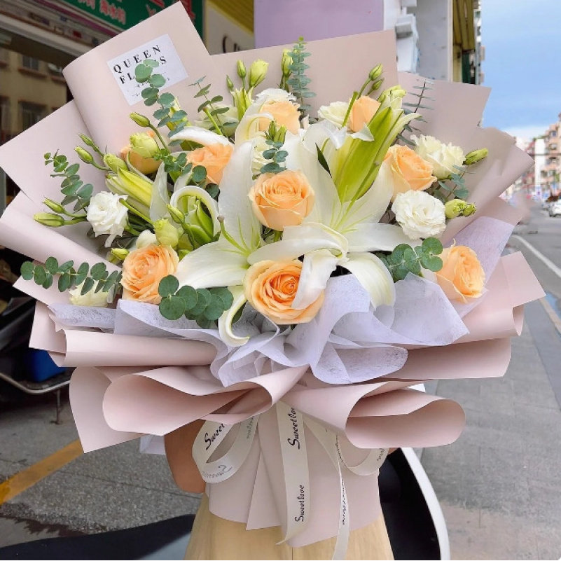 中卫沙坡头区中宁县海原黄南州泽库河南同仁尖扎县玫瑰真鲜花配送