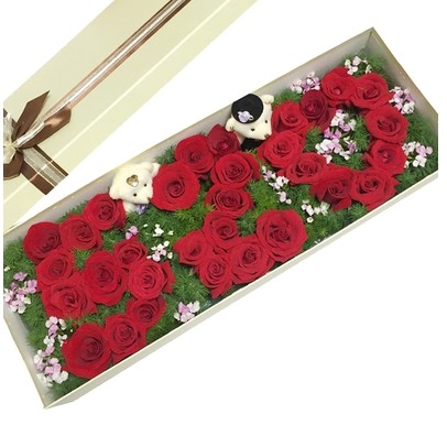 十堰茅箭区东岳路三堰华悦城大洋百货鲜花店520配送玫瑰花束