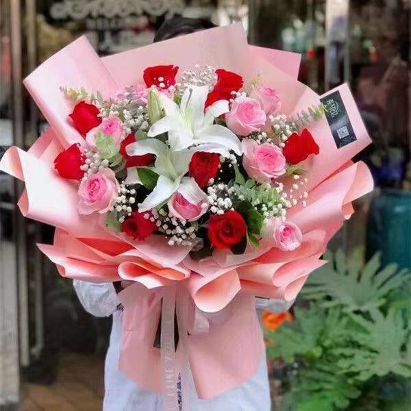 马鞍山雨山当涂博望花山区铜陵铜官义安郊区枞阳玫瑰花真鲜花配送