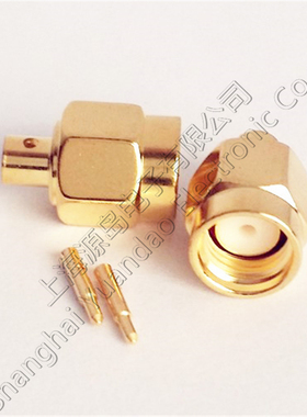 射频连接器接头SMA-JB2公头接RG405 SFX-086-2半柔线镀厚金48小时