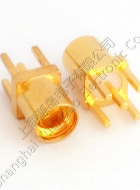 优质纯铜射频连接器MMCX-KE四脚母座天线座焊板PCB  MMCX-KHD
