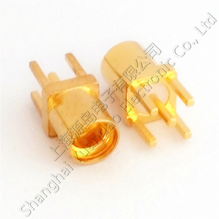 MMCX KHD KE四脚母座天线座焊板PCB 优质纯铜射频连接器MMCX