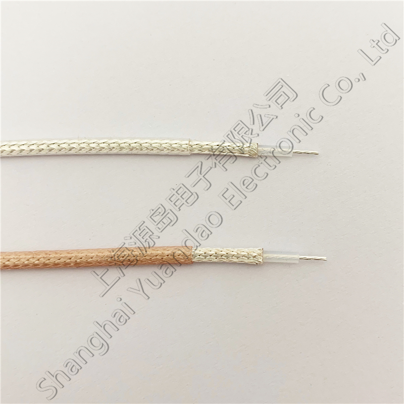 优质军标RG316纯铜镀银高温50欧馈线SFF-50-1.5白色