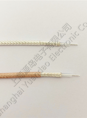 优质军标RG316纯铜镀银高温50欧馈线SFF-50-1.5白色