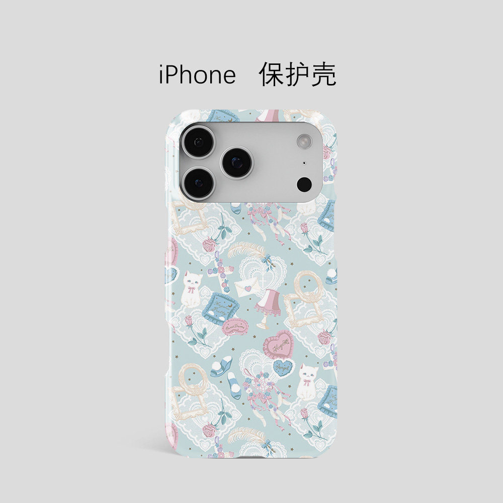 少女彩色糖果iPhone17Promax韩国进口菲林壳超薄不掉色16pro可水洗15适用于14保护壳13半包轻薄12苹果11硬壳