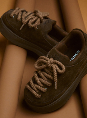 【鹭卓同款】LeStream丑萌一脚蹬厚底增高休闲鞋男女面包鞋秋冬