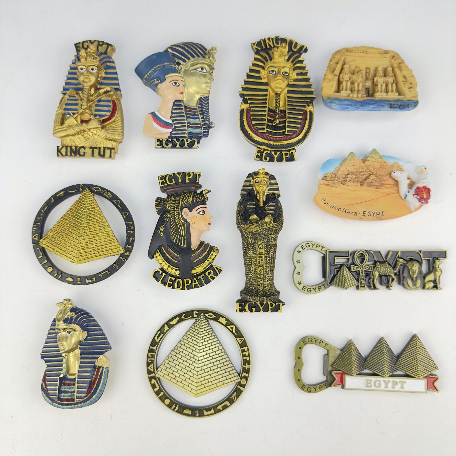 金属埃及冰箱贴人文金字塔骆驼纪念品狮身人面像装饰品埃及冰箱贴
