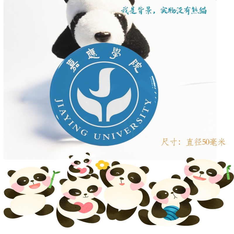 嘉应学院冰箱贴校徽嘉应学院纪念品校友留念伴手礼装饰冰箱贴定制