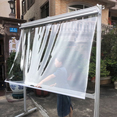 透明卷帘遮风挡雨隔热阳台防水帘