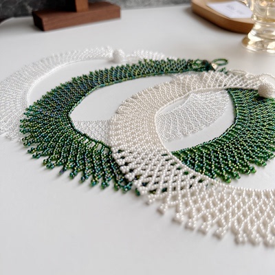 部落民族风流苏手工珠串树脂