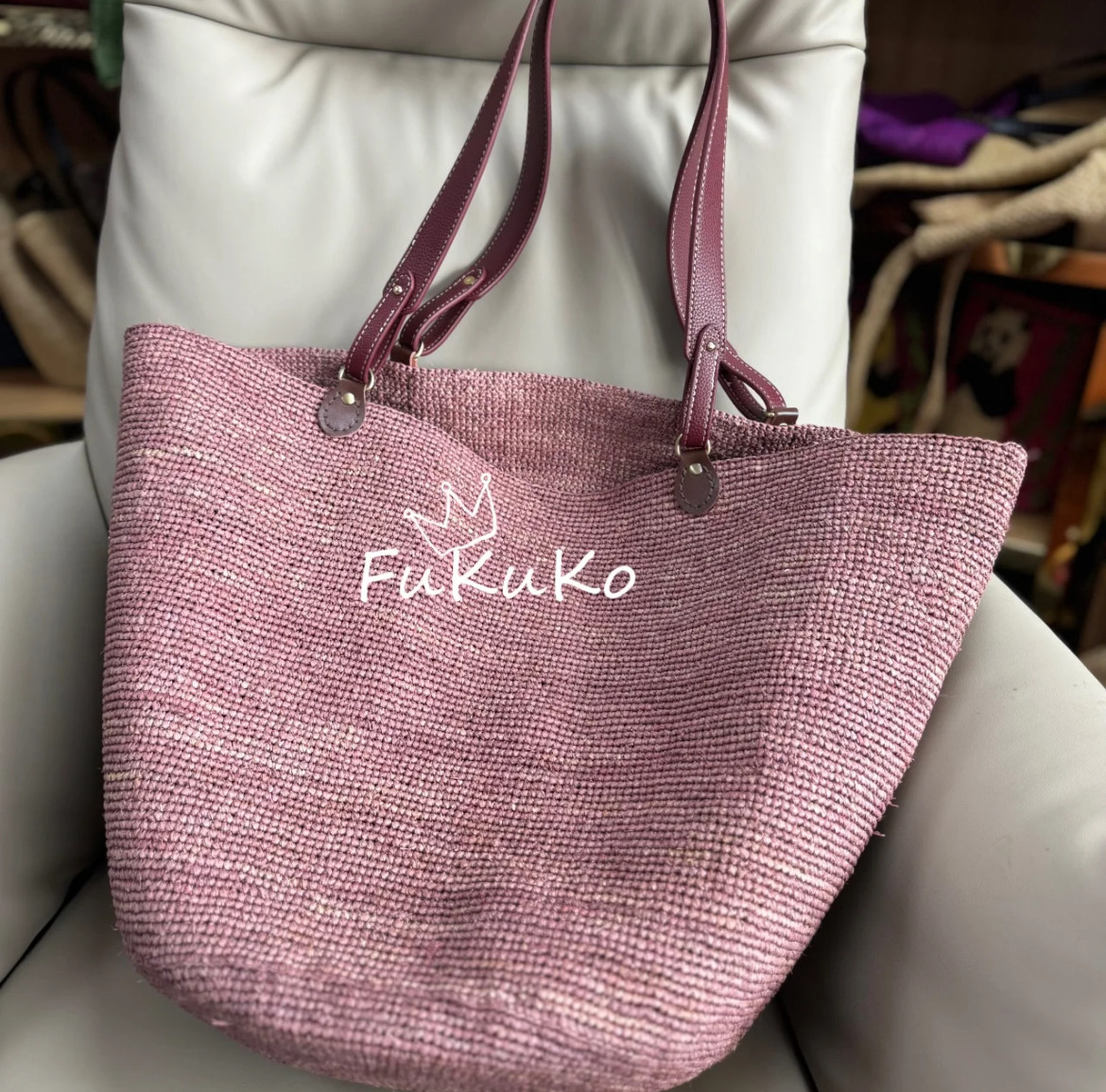 Fukuko26新款干枯玫瑰拉托特包