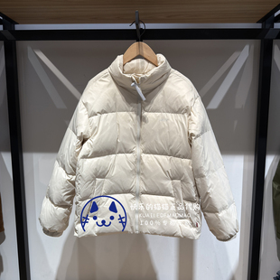 0000 女士立领绣标白鸭绒羽绒服008G5 Levis李维斯专柜正品 2025