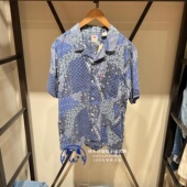 Levis李维斯专柜正品 衬衫 马天宇同款 特价 男士 宽松短袖 72625 0069