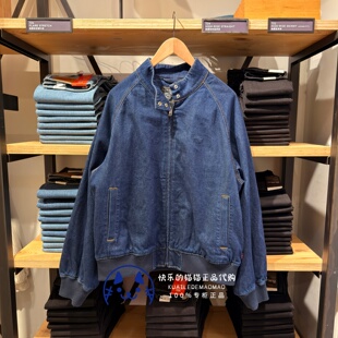 Levis李维斯专柜正品2026 男士立领拉链飞行员牛仔夹克006NP-0001