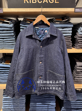 Levis李维斯专柜正品BlueTab男士日本面料宽松牛仔棉服0033U-0000