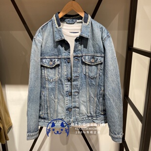 Levis李维斯专柜正品 男士LMC日本制补丁牛仔夹克外套67485-0018