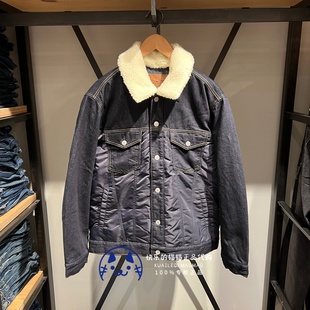 【特价】Levis李维斯专柜正品男士拼接工装牛仔羽绒服A7758-0000