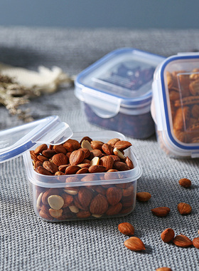 安立格350ml小号正方形多功能密封冰箱保鲜盒留样盒 ALG-2519