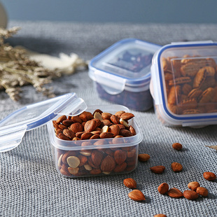 安立格350ml小号正方形多功能密封冰箱保鲜盒留样盒 2519 ALG