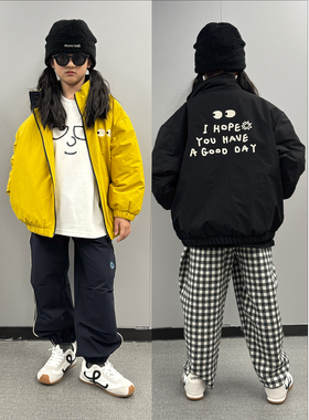 iaiammo丨原创秋冬「3M新雪丽」眼睛男女中大童轻盈保暖棉服外套