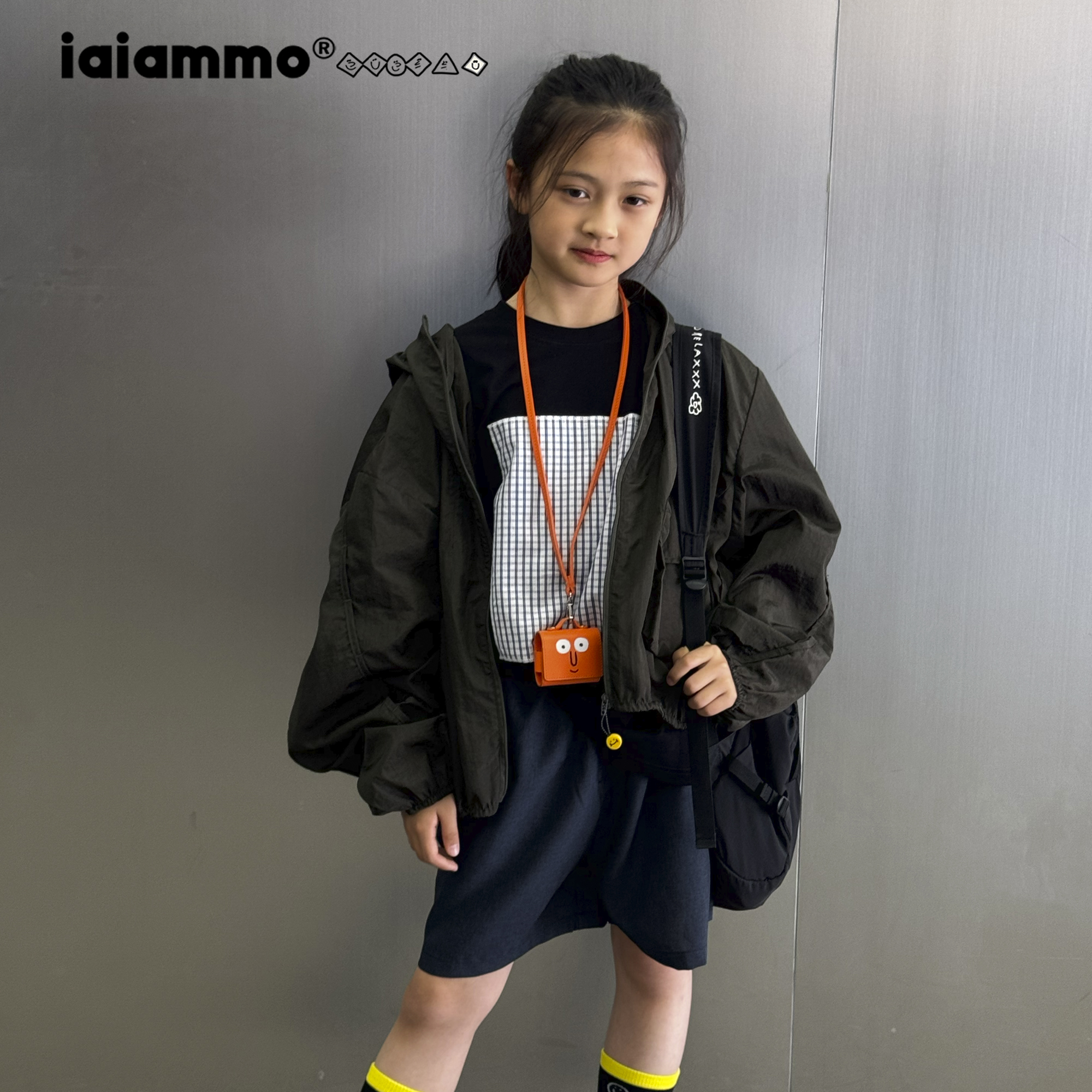 iaiammo25轻薄夏季亲子童装外套