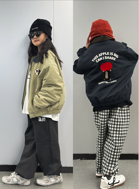 iaiammo丨 插画师款秋冬「3M新雪丽」复古暖绒男女中大童装棉服