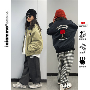 iaiammo丨 插画师款秋冬「3M新雪丽」复古暖绒男女中大童装棉服