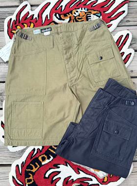 2色现货【superXY】FREEWHEELERS 新款GRUNTS多口袋工装短裤