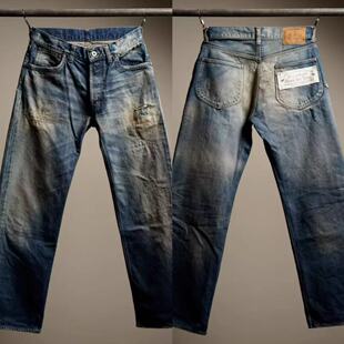 GLAD 现货 HAND 限定款 正规代理 重水洗小破坏做旧仔裤 superXY