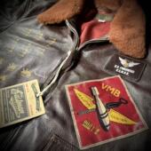 superXY 现货 PBJ 正规代理 山羊皮飞行夹克 Eastman M422A