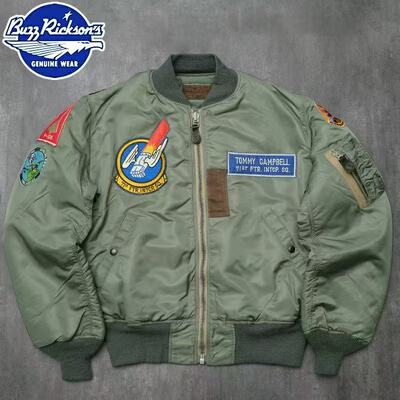 特价【superXY】预 BUZZ RICKSON'S 铁拳徽章款MA-1经典飞行夹克