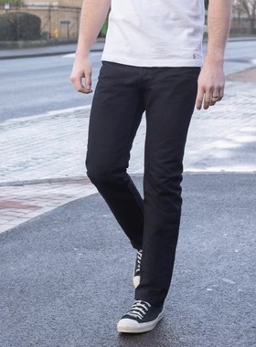 正规代理【superXY】IRON HEART 铁心 634 888S-142bb黑色仔裤