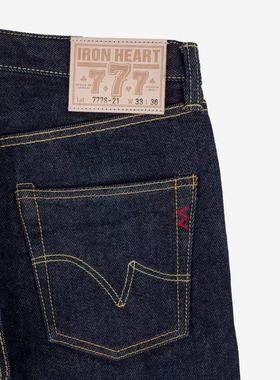 正规代理【superXY】现货 IRON HEART 铁心 21oz 777S原色仔裤