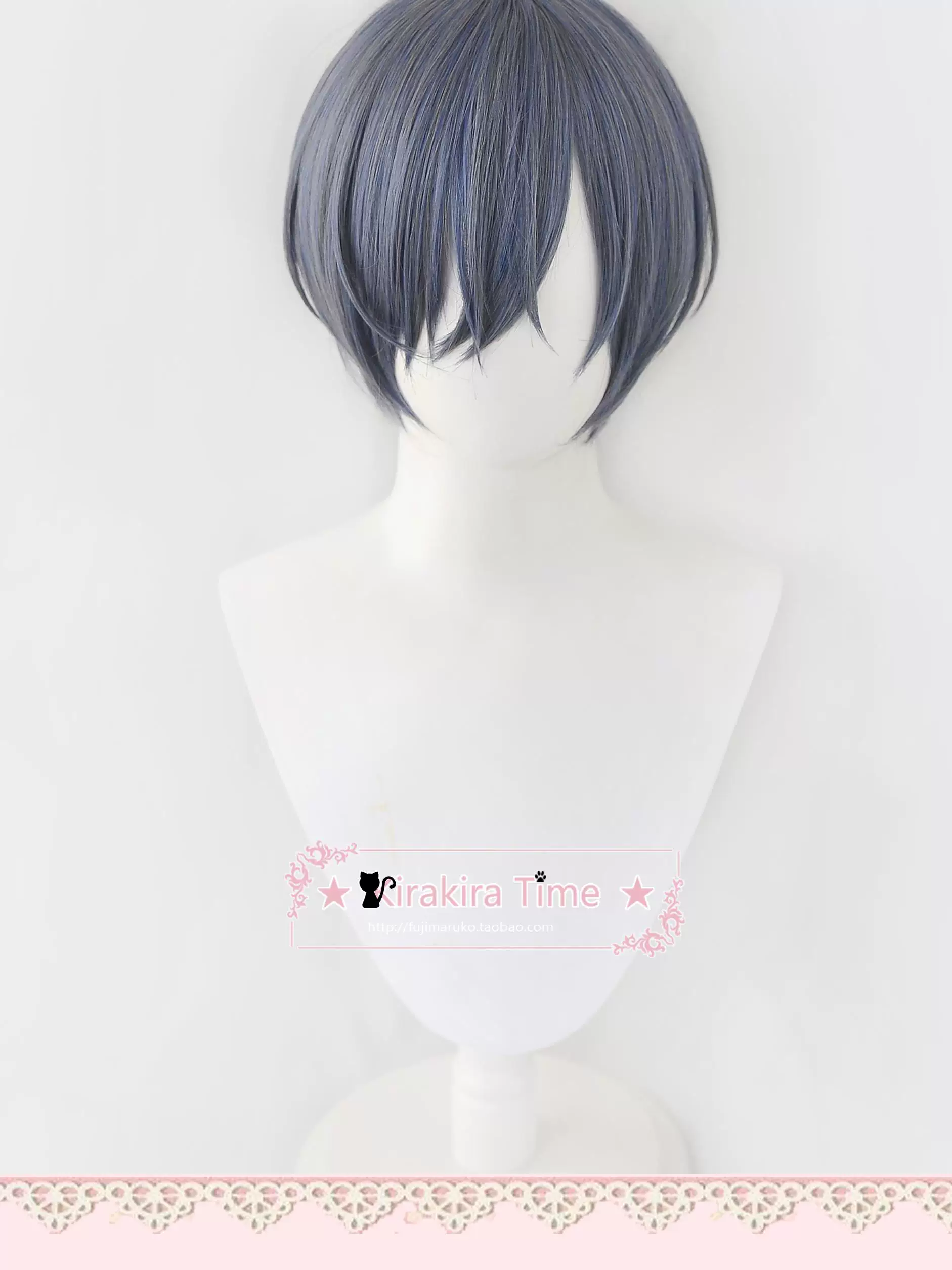【kira time】косплей-линька парик Black deacon Shire Vandalheim Wig
