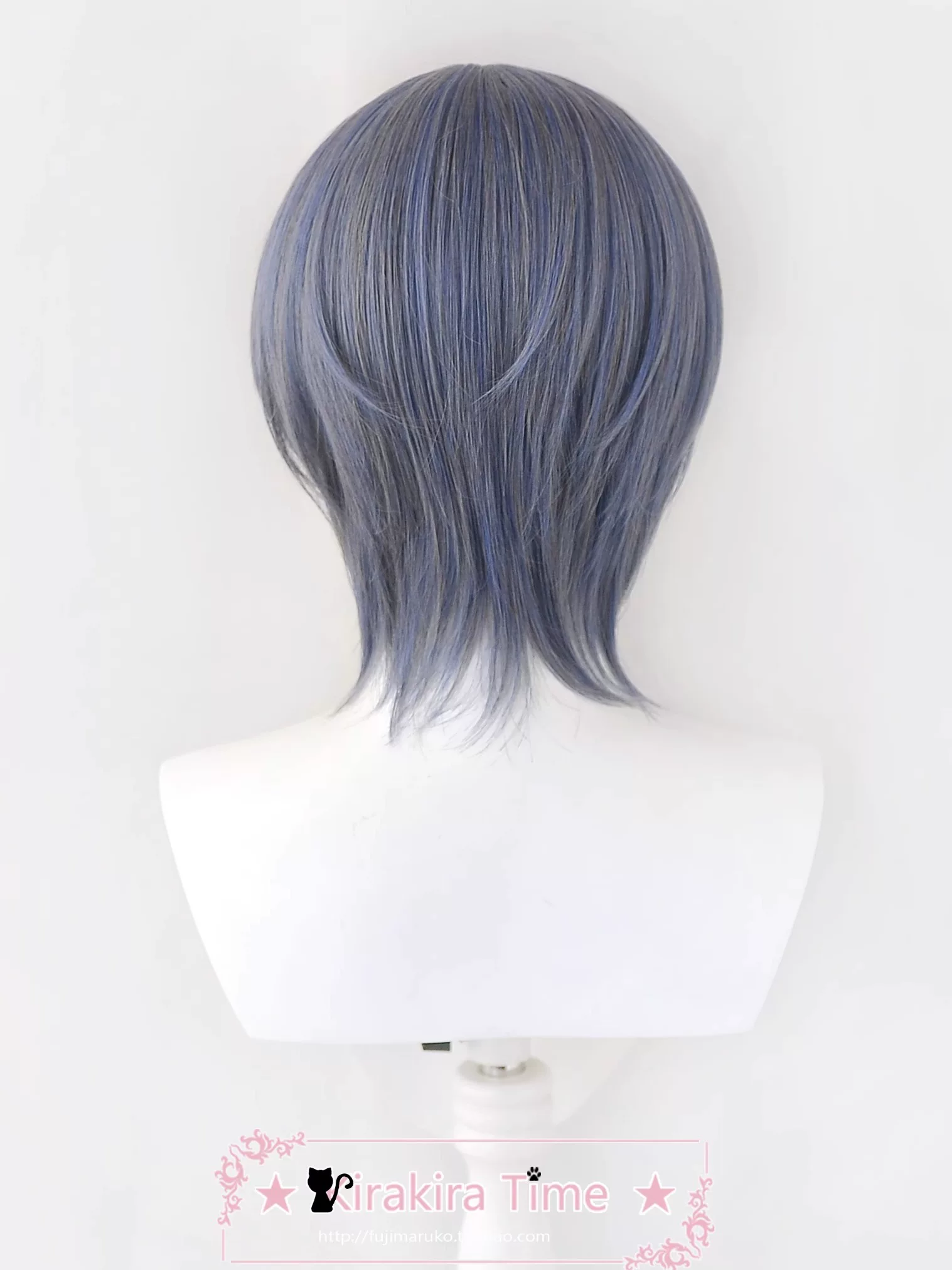 【kira time】косплей-линька парик Black deacon Shire Vandalheim Wig
