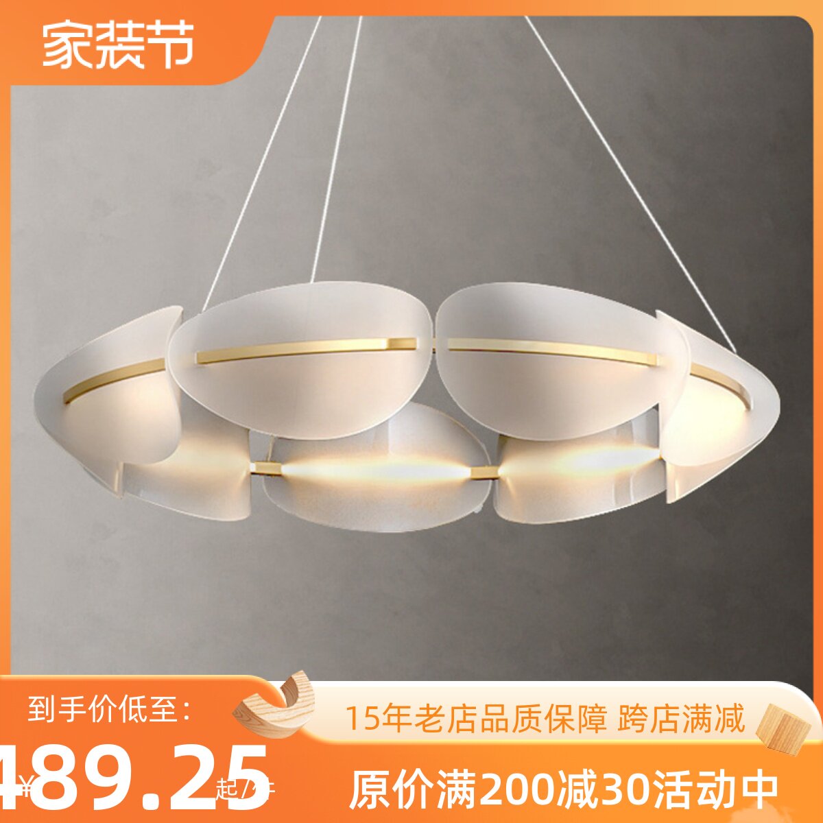 北欧创意简约卧室LED装饰吊灯时尚艺术餐厅个性走廊过道2022新灯_虎窝淘
