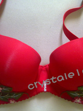 Duchess 达吉斯 专柜正品 2031 大红色 厚款 43杯 聚拢 肩带可拆